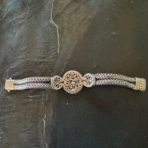 JOHN HARDY Dot Nuansa bracelet 18K & Sterling Silver Double Strand